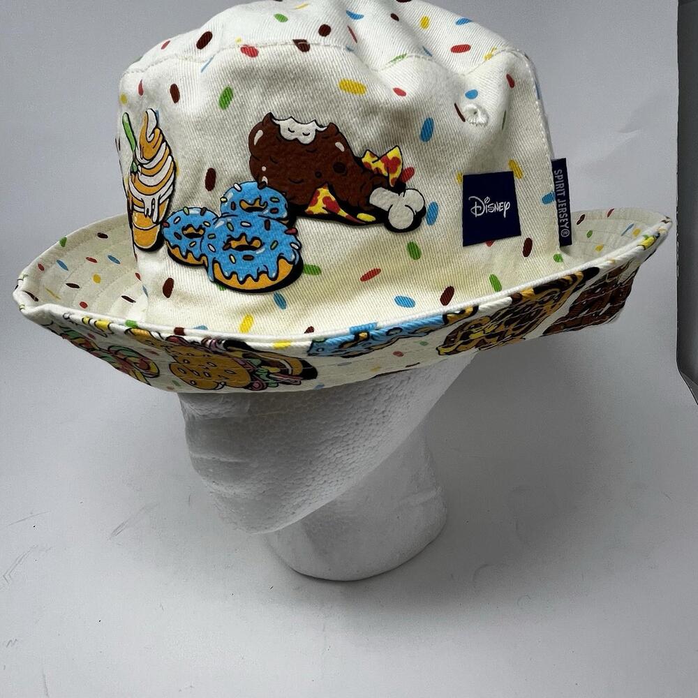 Disney Parks Eats Food Icons Churro Reversible Spirit Jersey Bucket Hat - NEW! - Picture 4 of 6